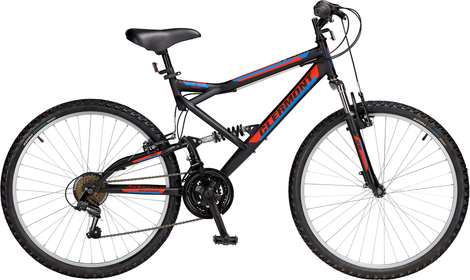 Ποδήλατο 26'' Pamir Dual Suspension 984 Shimano Μαύρο Ματ